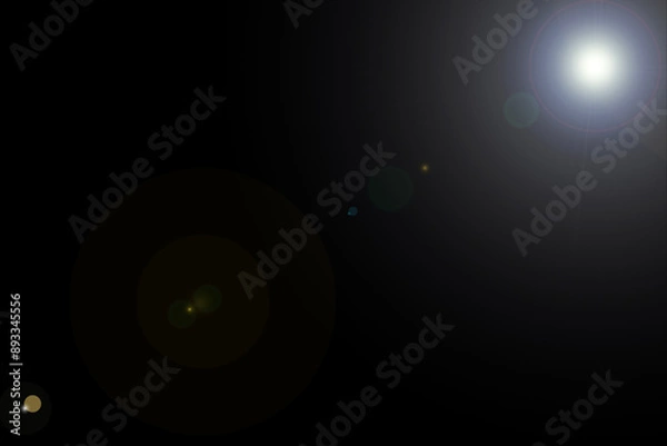Obraz Lens flare effect background
