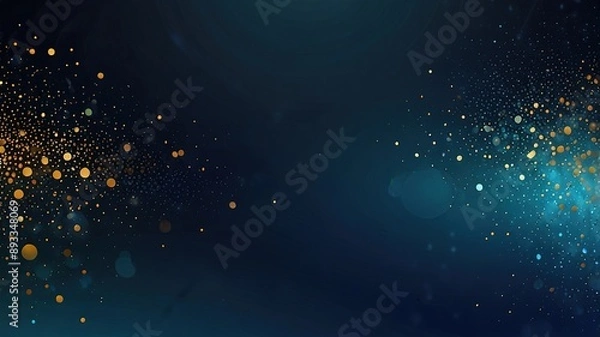 Fototapeta Luxury abstract background with golden lines on dark, modern backdrop concept 3d style. Illustration from vector about modern template deluxe design.