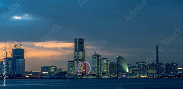 Fototapeta みなとみらい　マジックアワー