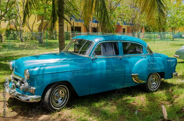 Obraz old taxi in Cuba