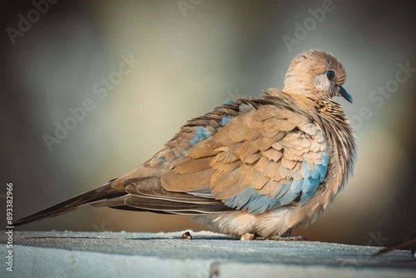 Obraz Laughing dove sitting in the sun