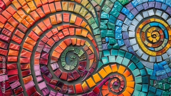 Obraz Colorful Mosaic Background.