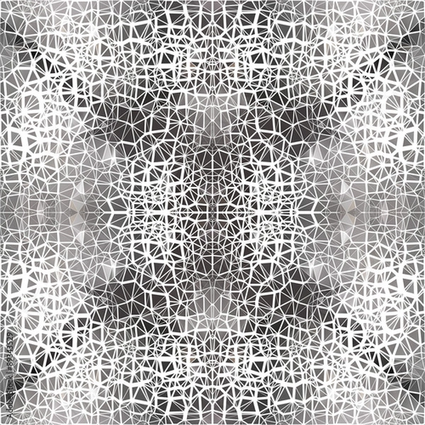 Fototapeta Abstract textile black-and-white pattern similar to crocodile sk