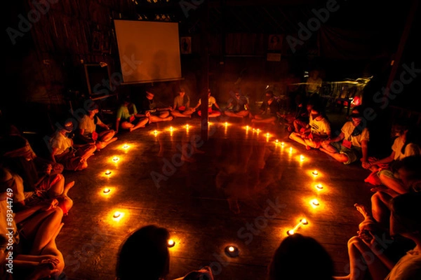 Obraz Candlelight circle
