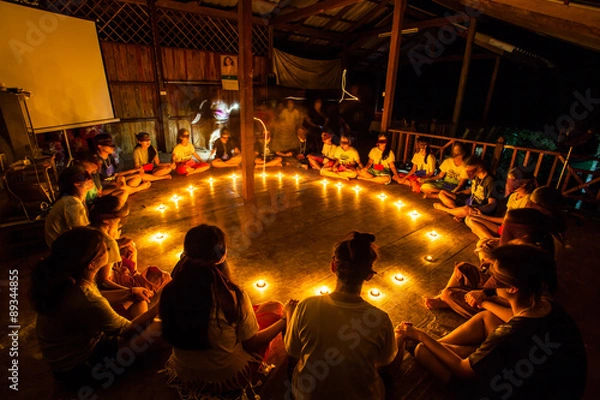 Obraz Candlelight circle