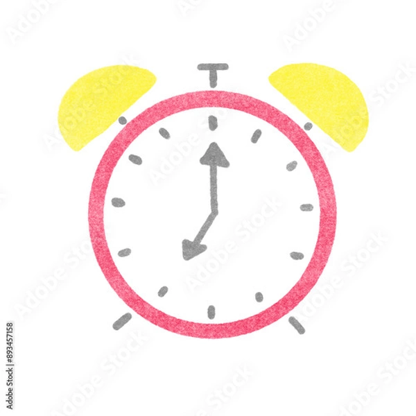 Obraz 目覚まし時計のイラスト