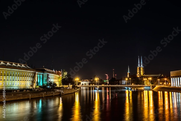 Obraz Wrocław Widok na Ostrów Tumski