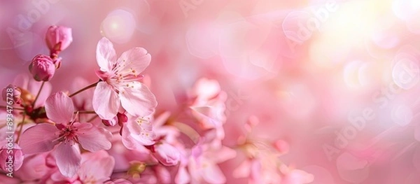 Fototapeta Spring cherry blossom festival background royalty free stock photo available for various uses like greeting cards ads promotions posters blog posts articles and social media with copy space image for