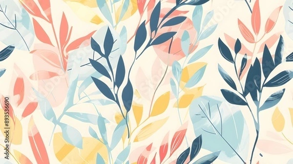 Obraz 
A collection of image resources featuring simple, minimalistic paintings of various plants. Each image showcases a single plant, emphasizing clean lines and bold, vibrant color for a modern aesthetic