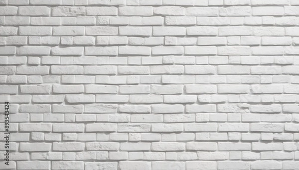 Fototapeta old white brick wall background surface texture wallpaper