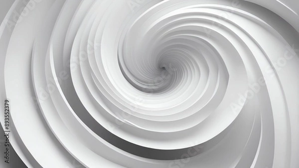 Fototapeta white spiral design abstract background design