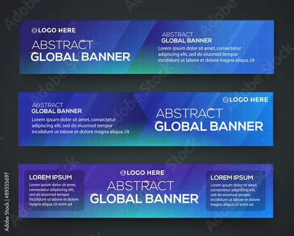 Fototapeta Abstract banner design