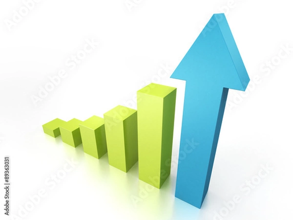 Obraz business graph