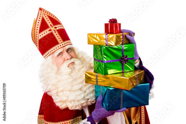Obraz Sinterklaas showing  gifts