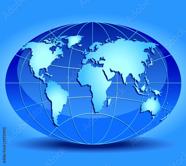 Fototapeta Model of globe