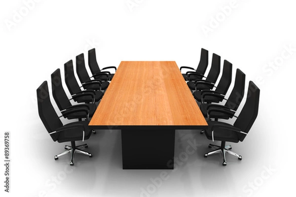 Obraz conference table and chairs