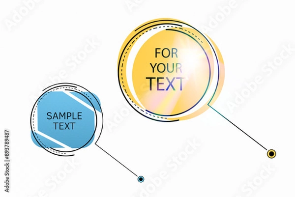 Fototapeta Infographic elements. business, template, design, presentation.
