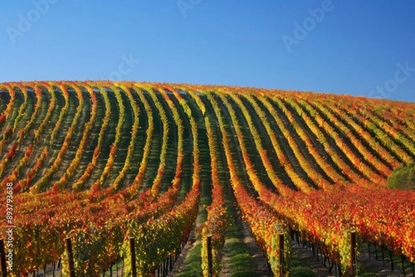 Obraz vineyard in autumn