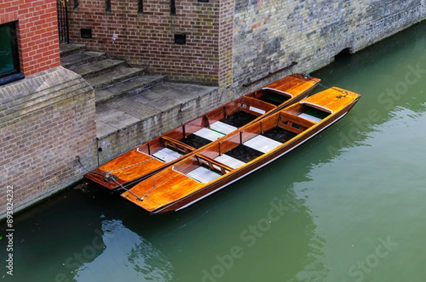 Obraz boat on the canal