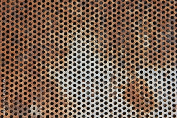 Obraz Metal corrosion, mesh