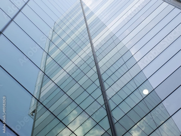 Fototapeta Glass facade corner