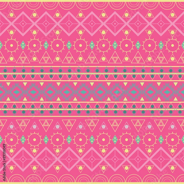 Fototapeta ethnic patterns seamless