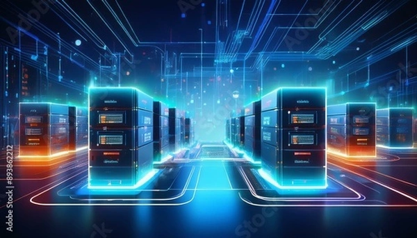 Obraz Centralized repository with role-based access & document management tech for organized info sharing.