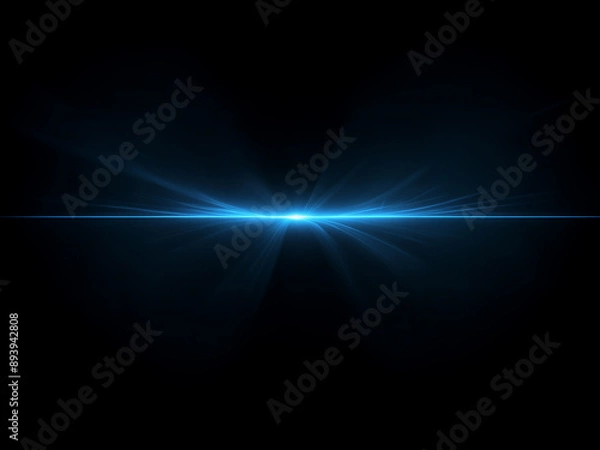 Obraz light effect overlay blue light background