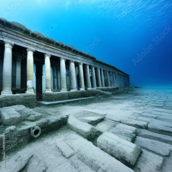 Obraz ancient greek temple