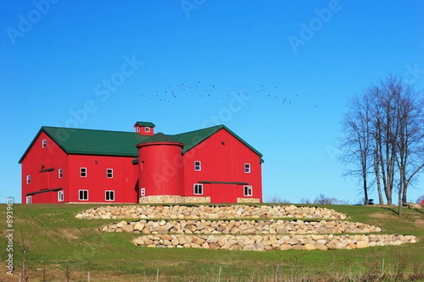 Obraz amish barn 2