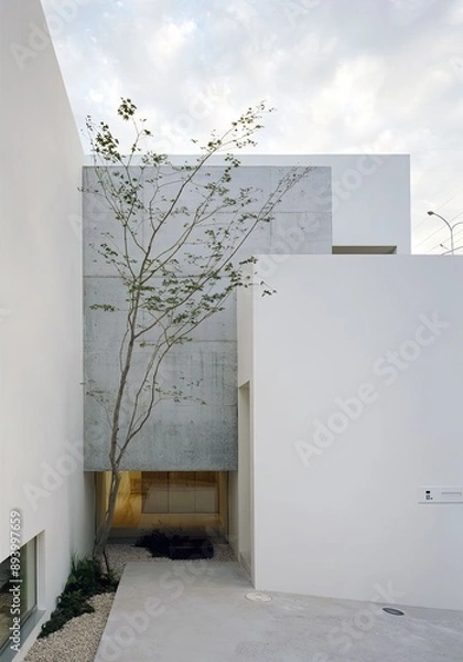 Obraz entrance to the house design