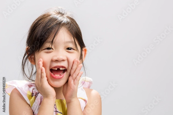 Fototapeta Child Shouting Background / Child Shouting / Child Shouting, Studio Isolated Background
