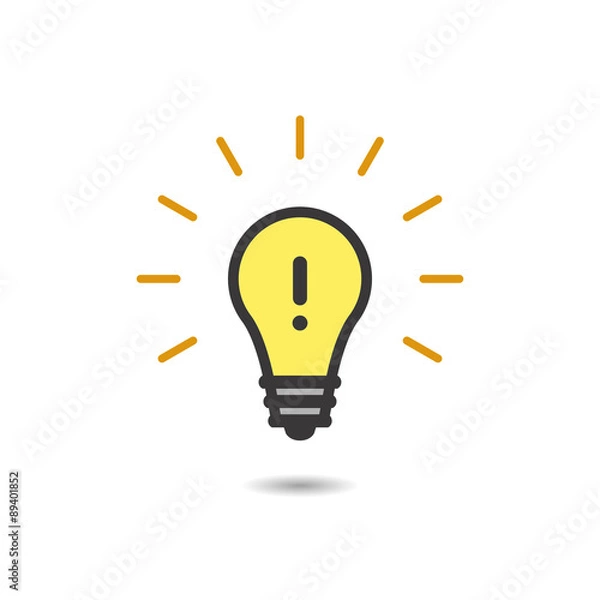 Obraz Exclamation bulb