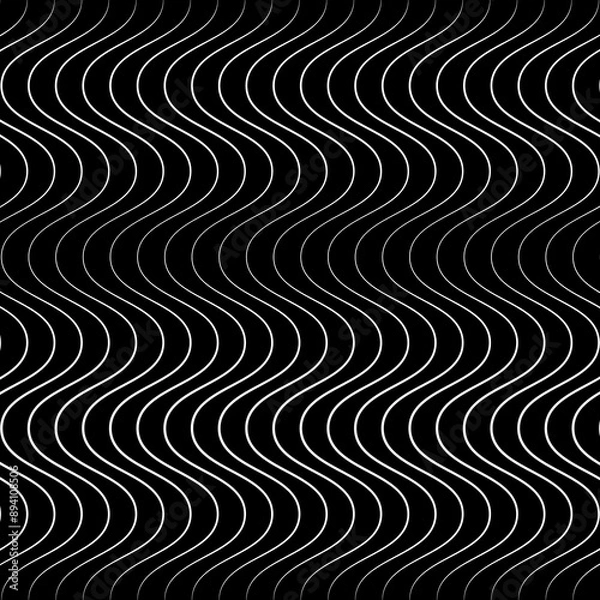 Fototapeta seamless pattern in black white