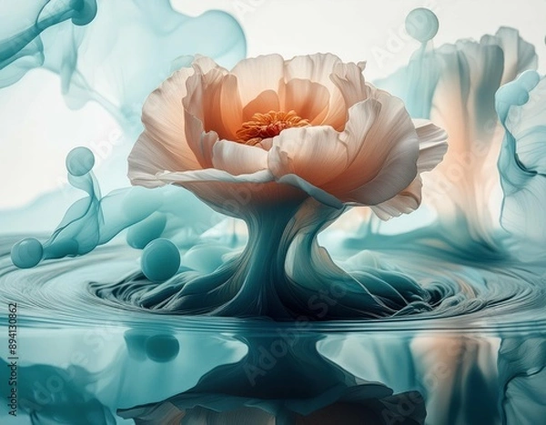 Fototapeta Title: Dreamy Bokeh Wallpaper: Soft Colors & Natural Shapes