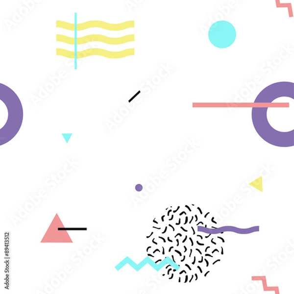 Obraz seamless background 80s