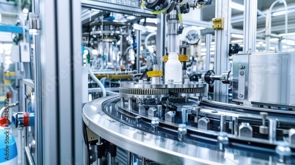 Obraz Modern Automated Manufacturing Line in Industrial Facility