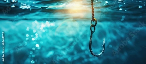 Obraz Fishing Hook Underwater