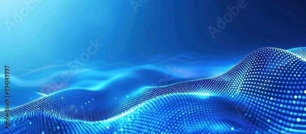 Fototapeta Abstract Blue Waves