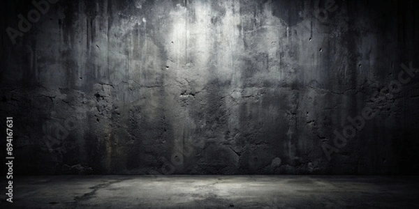 Obraz Eerie Dark Concrete Cement Texture Background