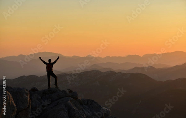 Fototapeta Being at the Top is a Way of Life