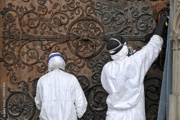 Obraz Notre-Dame - restauration