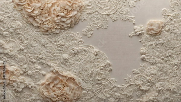 Fototapeta Image with multiple fabrics overlapping