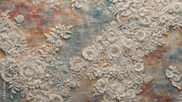 Obraz Image with multiple fabrics overlapping