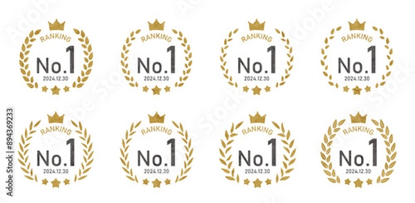 Obraz 月桂樹の王冠ランキングのフレームセット