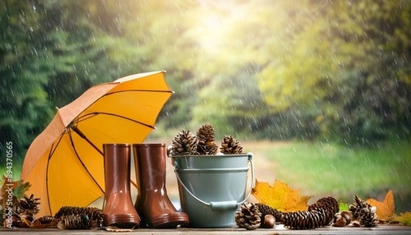 Obraz 秋の気配の背景