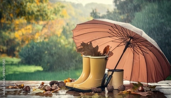 Obraz 秋の気配の背景