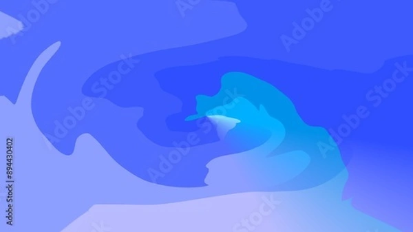 Fototapeta Blue background with waves