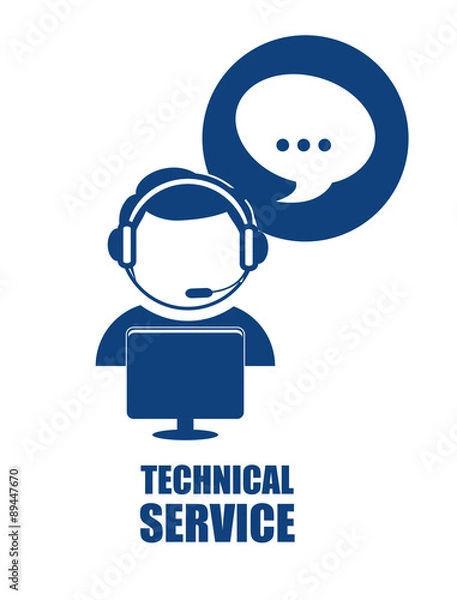 Obraz Technical service design 