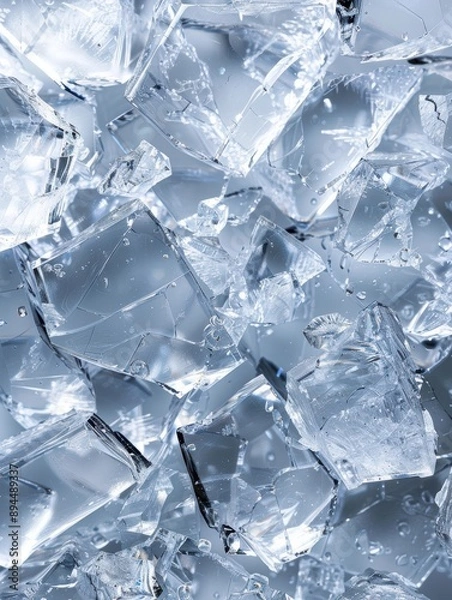 Obraz Shattered glass texture background